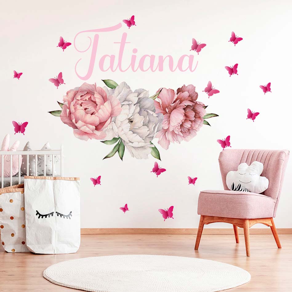 Flores y Mariposas