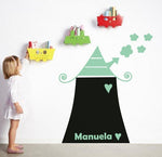 Vinilo Decorativo Adhesivo Pizarra Con Nombre