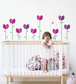 Vinilo Decorativo Adhesivo Tulipanes