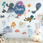 Vinilo Decorativo Adhesivo Under The Sea Impresión