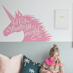 Vinilo Decorativo Adhesivo Unicornio Fantasy