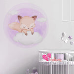 Adhesivos infantiles vinilos decorativos zorros nubes impresiones Colombia Bogota Medellin Cali Barranquilla Bucaramanga