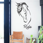 Vinilo Decorativo Adhesivo Caballo Ride