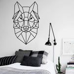 Vinilo Decorativo Adhesivo Lobo Geométrico