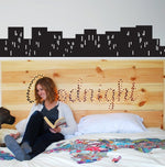 Vinilo Decorativo Adhesivo Ciudad de noche