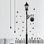 Vinilo Decorativo Adhesivo Farol y Mariposas