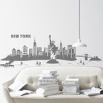 Vinilo Decorativo Adhesivo New York Barcos