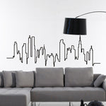 Vinilo Decorativo Adhesivo New York Silueta