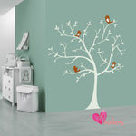 Vinilo Decorativo Adhesivo Arbol Con Pajaros infantil Colombia Bogota Medellin Cali Barranquilla Bucaramanga Cartagena Ibague