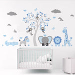 Sticker en vinilo adhesivo arboles animales jungla Colombia Bogota Medellin Cali Barranquilla Bucaramanga Cartagena Ibague Perei