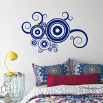 Vinilo Decorativo Adhesivo Circulos Arabezcos