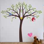 Sticker infantil adhesivo arbol y casita de pajaros Colombia Bogota Medellin Cali Barranquilla Bucaramanga Cartagena Ibague