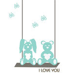 Adhesivos infantiles vinilos decorativos conejos columpios mariposas Colombia Bogota Medellin Cali Barranquilla Bucaramanga