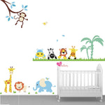 Adhesivos infantiles vinilos decorativos animales rama jungla Colombia Bogota Medellin Cali Barranquilla Bucaramanga Cartagena