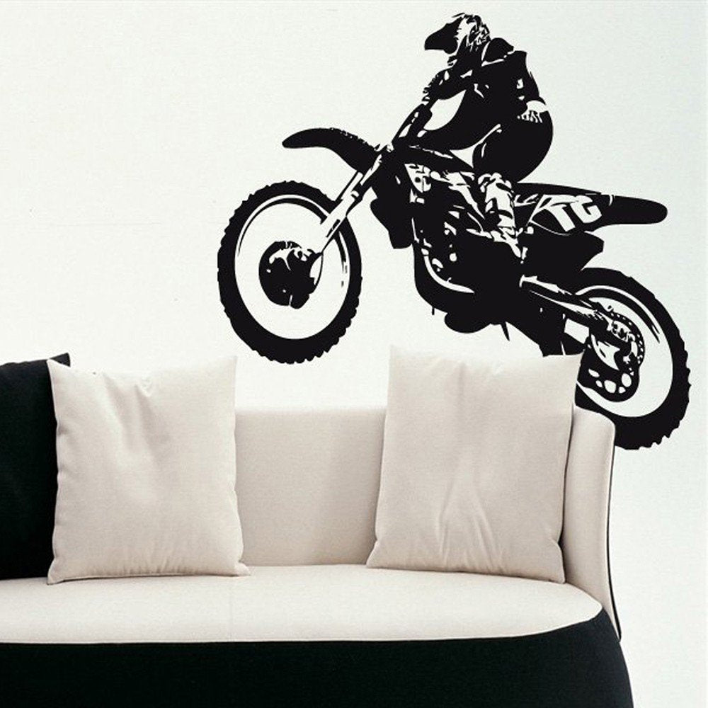 Vinilo Decorativo Adhesivo Motociclista