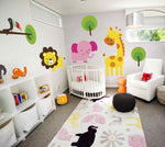 Adhesivos infantiles vinilos decorativos elefante jirafa leon arboles Colombia Bogota Medellin Cali Barranquilla Bucaramanga