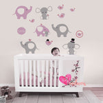 Adhesivos infantiles vinilos ratones elefantes pájaros impresos Colombia Bogota Medellin Cali Barranquilla Bucaramanga Cartagena