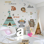 Adhesivos infantiles vinilos decorativos little Indians Impresiones Colombia Bogota Medellin Cali Barranquilla Bucaramanga