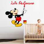 Adhesivos infantiles vinilos mouse and name ratones nombres Colombia Bogota Medellin Cali Barranquilla Bucaramanga Cartagena