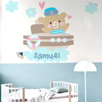 Adhesivos infantiles vinilos nombres marineros nombres impresos Colombia Bogota Medellin Cali Barranquilla Bucaramanga