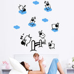 Adhesivos infantiles vinilos decorativos ovejas durmiendo Colombia Bogota Medellin Cali Barranquilla Bucaramanga Cartagena