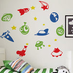 Adhesivos infantiles vinilos decorativos planetas estrellas universos Colombia Bogota Medellin Cali Barranquilla Bucaramanga