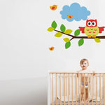Adhesivos infantiles vinilos decorativos ramas buhos nubes pajaros Colombia Bogota Medellin Cali Barranquilla Bucaramanga
