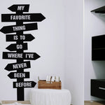 Vinilo Decorativo Adhesivo Go Where