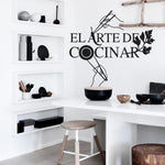 Vinilo Decorativo Adhesivo Arte de cocinar