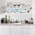 Vinilo Decorativo Adhesivo Cocina magica