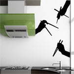 Vinilo Decorativo Adhesivo Palillos chinos