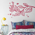 Vinilo Decorativo Adhesivo Hojas Circulares