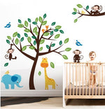 Vinilo Decorativo Adhesivo Arbol De La Selva Niña