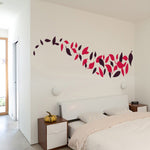 Vinilo Decorativo Adhesivo Hojas Volando