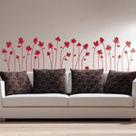 Vinilo Decorativo Adhesivo Jardin De Flores 02