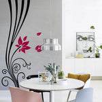 Vinilo Decorativo Adhesivo Flores Enredadera