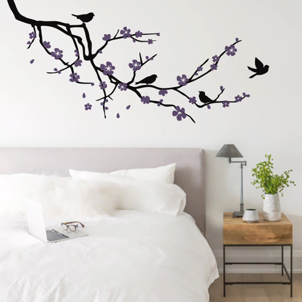 Vinilo Decorativo Adhesivo Rama de Colibries
