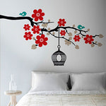 Vinilo Decorativo Adhesivo Rama y Jaula