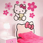 Adhesivos infantiles vinilos decorativos hello kitty Colombia Bogota Medellin Cali Barranquilla Bucaramanga Cartagena Ibague
