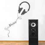 Vinilo Audífonos Música