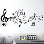 Vinilo Nota Pentagrama