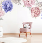 Peonias Acuarela Impresión