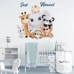 Nombre y Animales Impresión