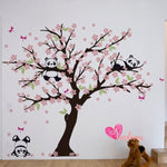 Vinilos adhesivos infantiles arboles pandas osos Colombia Bogota Medellin Cali Barranquilla Bucaramanga