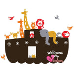 Vinilo Decorativo Adhesivo Arca De Animales