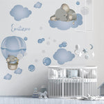 Vinilo Decorativo Adhesivo Sweet Mouse And Elephant Impresión