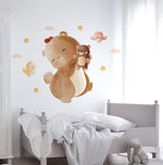 Vinilo Decorativo Oso Feliz Impresión