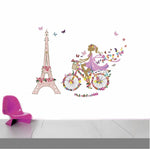 Vinilo Decorativo Parisian Girl Impresión