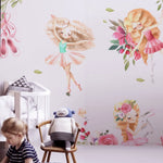 Mural Decorativo Beautiful Ballerinas Impresión