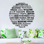Vinilo Decorativo Adhesivo Frases de acogida Colombia Bogota Medellin Cali Barranquilla Buenaventura